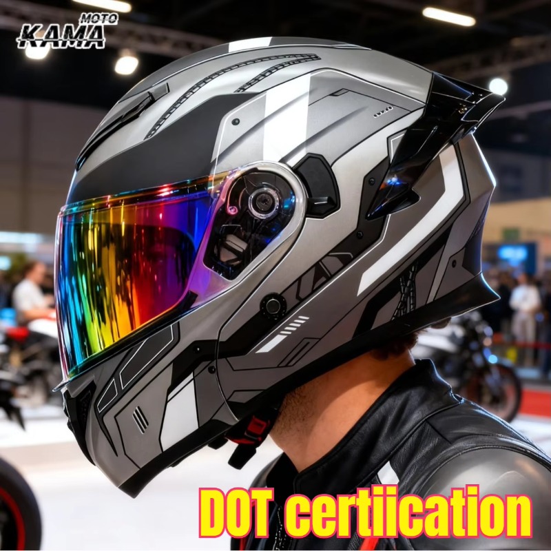 DOT Approved  Motorcycle Helme - Modular Flip Up Motorcycle Helmet Dot Approved ulasan dan harga