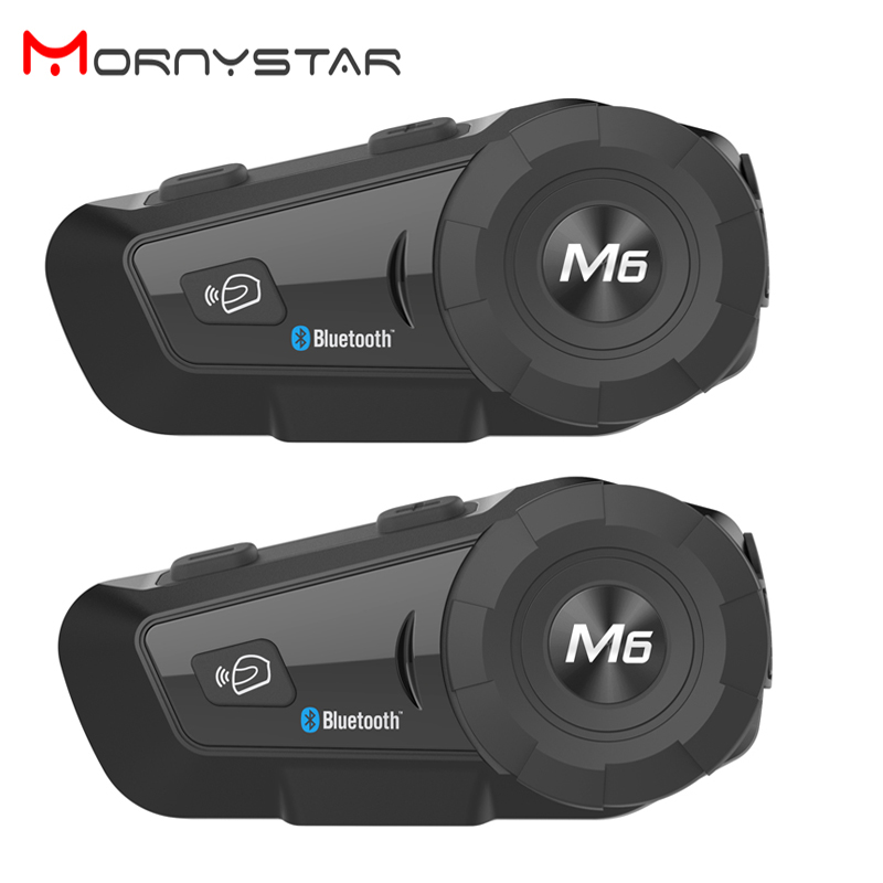 2PCS MONYSTAR M6 Plus 1000m Mo - Full Face Motorcycle Helmet With Bluetooth ulasan dan harga