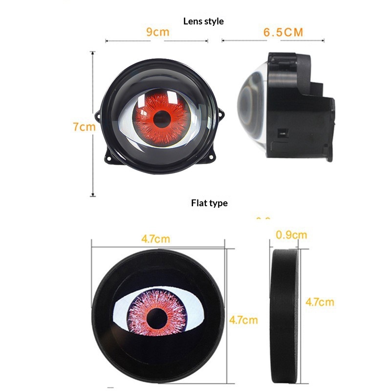 Devil Eye LED Headlight, Dynam - Universal Motorcycle Led Headlight Projector ulasan dan harga